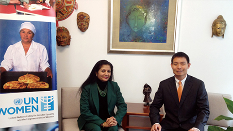 南非首位女性副总统 联合国会见41660全球赢家的信心CEO